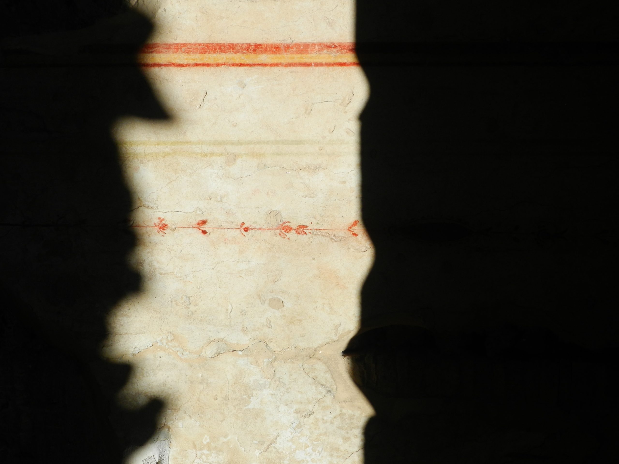 Shadows over fresco